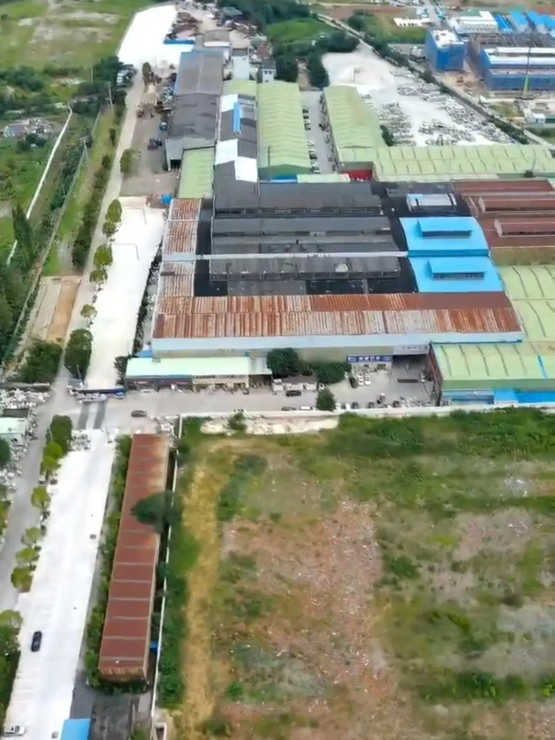 石宝市场航拍全景